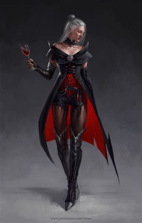 female vampire art